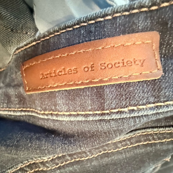 NWOT Articles Of Society Blue Skinny Jeans Size 27 - Picture 6 of 10